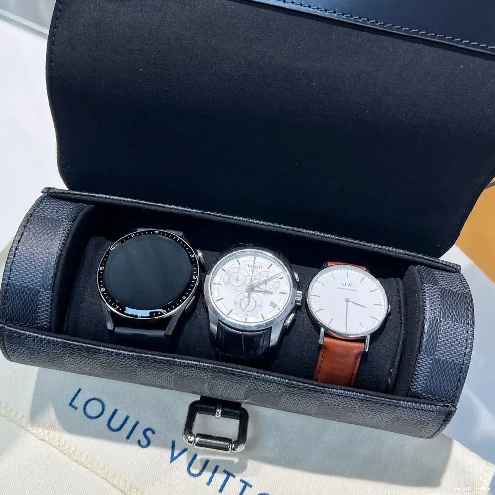 CASE WATCH CHECKERED LV CUSTOM 0520